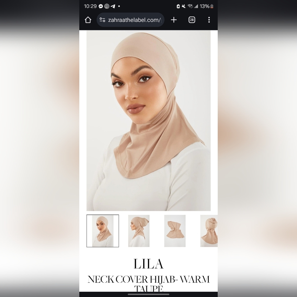 Zahraa the Label Lila Neck covers